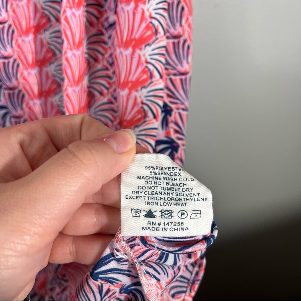 Simply Southern Shell Seashell Pattern High Neck … - image 3